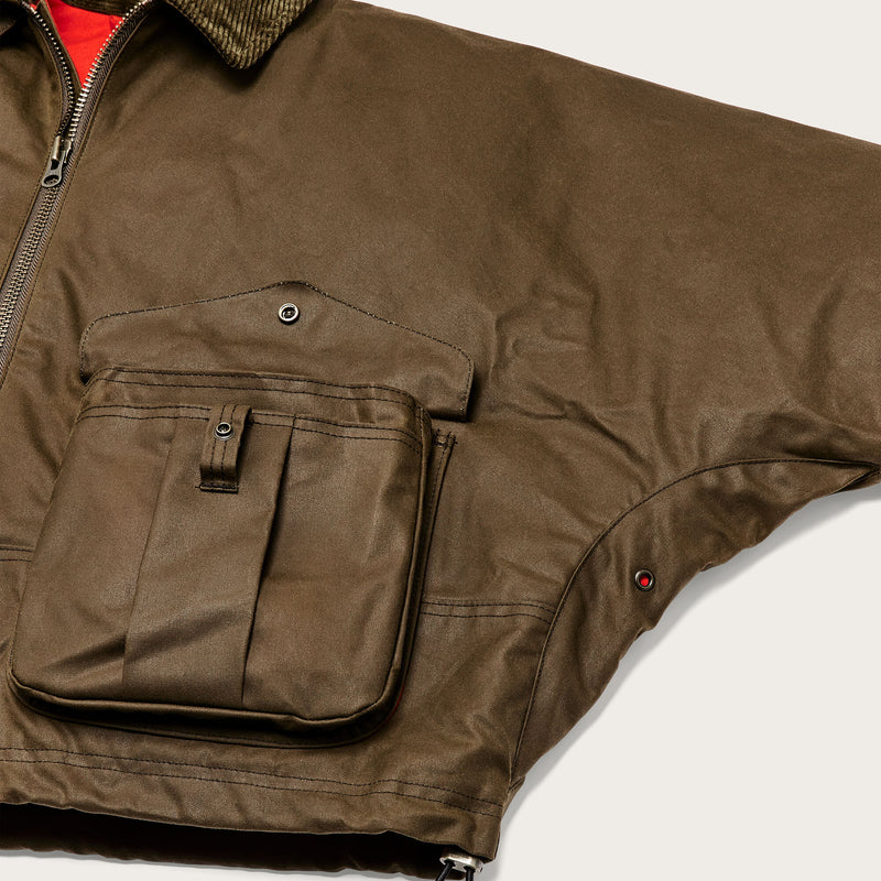 Women's shelter cloth short work jacket by Filson | Dark tan (Beige)