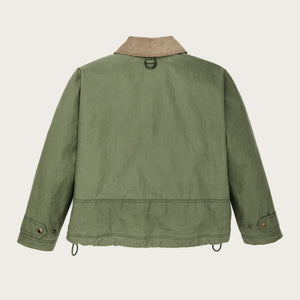 Women's shelter cloth short work jacket by Filson | Sage olive (Green)