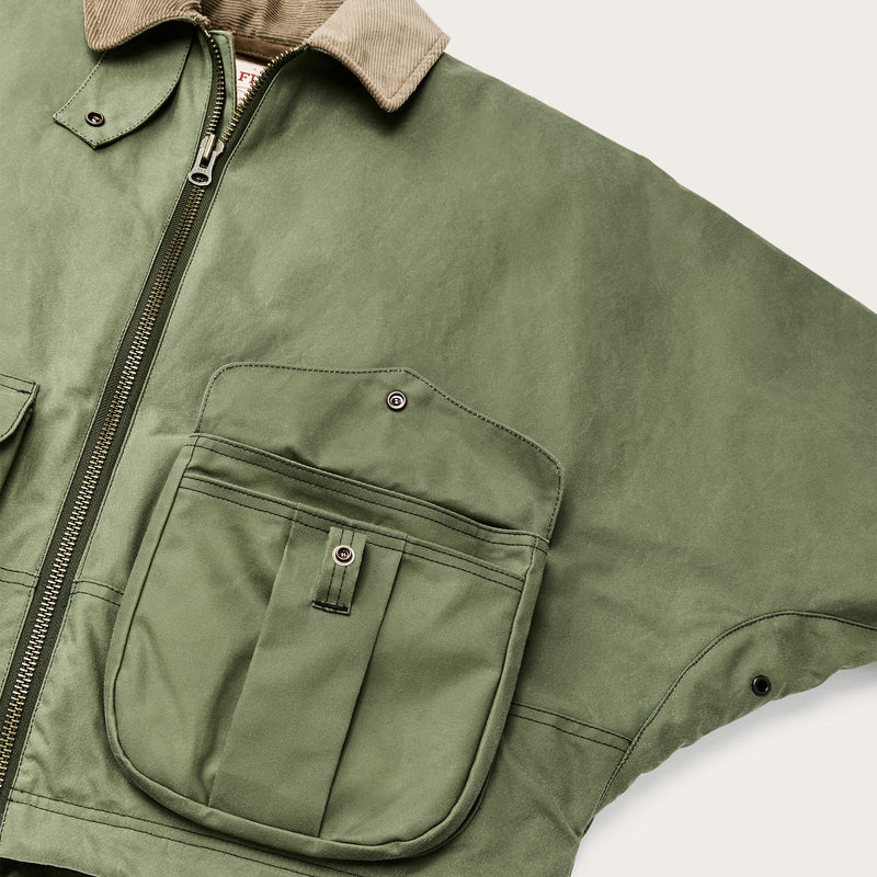 Women's shelter cloth short work jacket by Filson | Sage olive (Green)