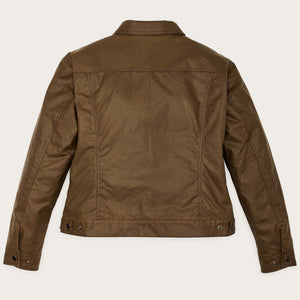 Women's short lined cruiser jacket di Filson | Dark tan (Beige)