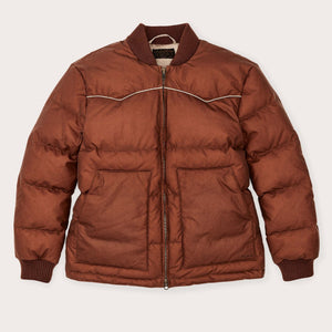 Women's waxed down jacket von Filson | Madder root (Brown)