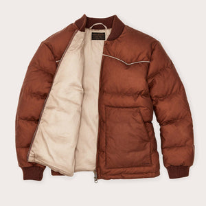 Women's waxed down jacket von Filson | Madder root (Brown)