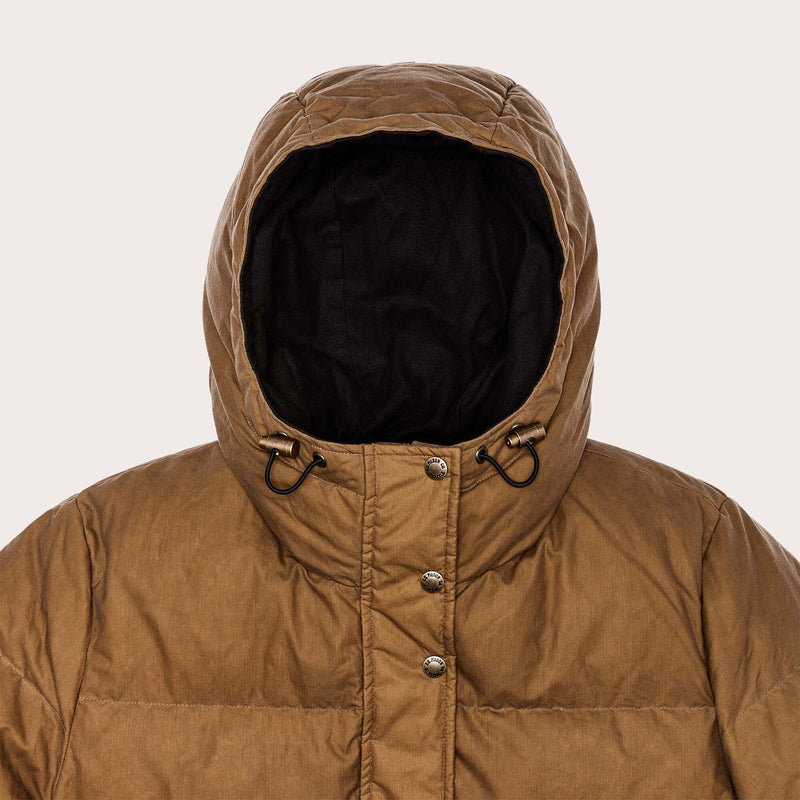 Women's waxed down parka von Filson | Dark tandark t (Brown)