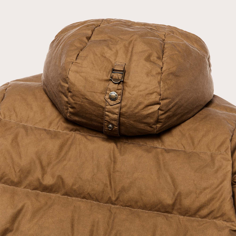 Women's waxed down parka von Filson | Dark tandark t (Brown)