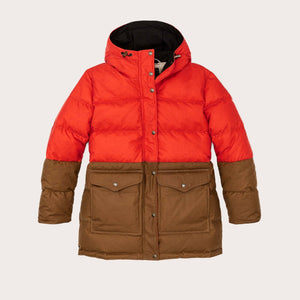 Women's waxed down parka von Filson | Campfiredark t (Orange)