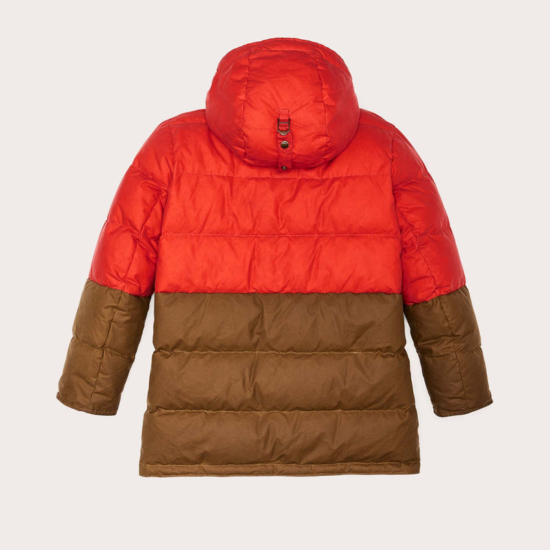 Women's waxed down parka von Filson | Campfiredark t (Orange)