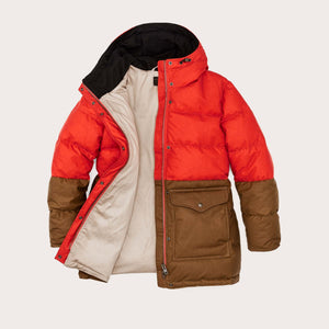 Women's waxed down parka von Filson | Campfiredark t (Orange)