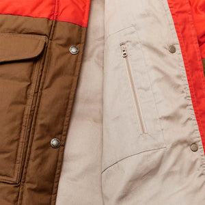 Women's waxed down parka von Filson | Campfiredark t (Orange)