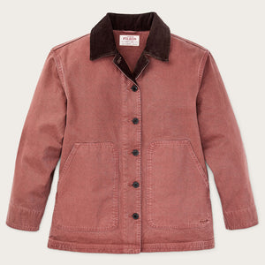 Women's canvas barn coat von Filson | Mahogany (Pink)