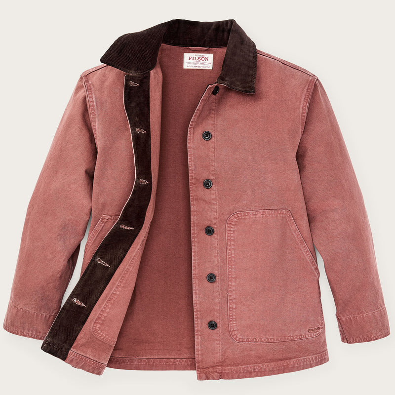 Women's canvas barn coat von Filson | Mahogany (Pink)