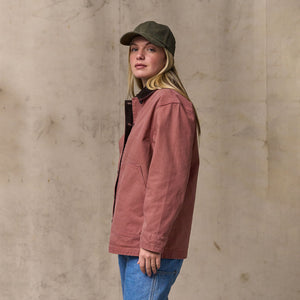 Women's canvas barn coat von Filson | Mahogany (Pink)