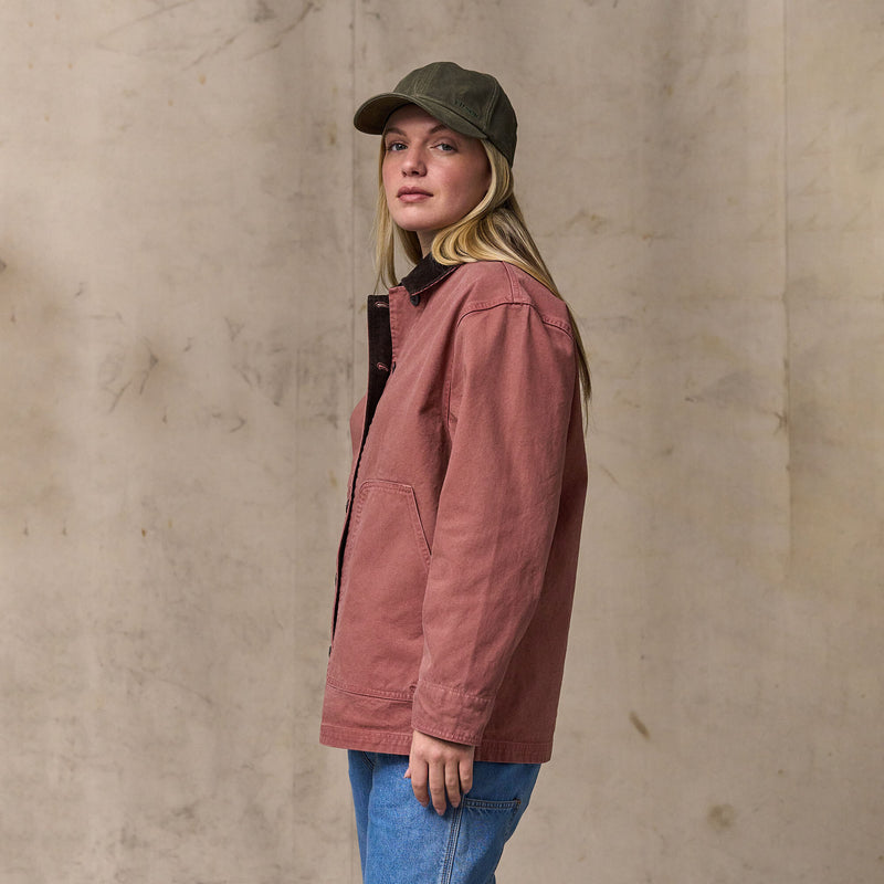 Women's canvas barn coat von Filson | Mahogany (Pink)