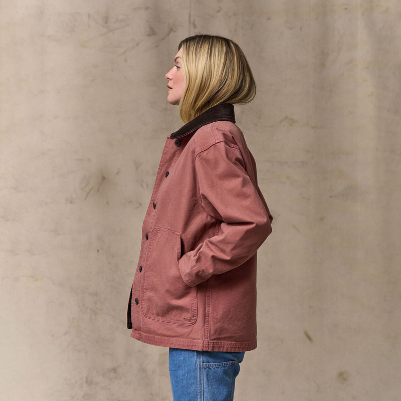 Women's canvas barn coat von Filson | Mahogany (Pink)