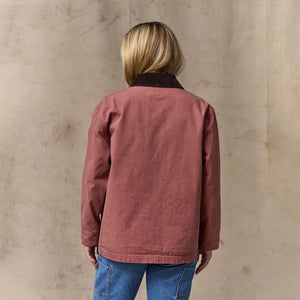 Women's canvas barn coat von Filson | Mahogany (Pink)
