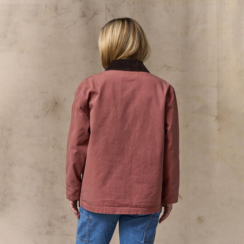 Women's canvas barn coat von Filson | Mahogany (Pink)