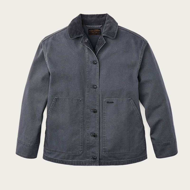 Women's canvas barn coat di Filson | Storm blue (Blue)