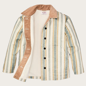 Women's canvas barn coat by Filson | Natural / yellow (Beige)