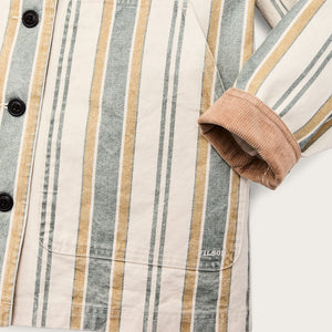 Women's canvas barn coat by Filson | Natural / yellow (Beige)