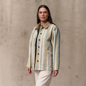 Women's canvas barn coat by Filson | Natural / yellow (Beige)