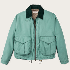 Women's aviator cloth short work jacket von Filson | Deep sea (Blue)