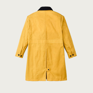 Women's dry waxed long cruiser di Filson | Yellow (Yellow)