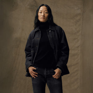 Giacca da campagna in denim da donna di Filson | Rinse black (Gray)