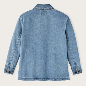 Denim barn jacket für damen von Filson | Stone wash (Blue)