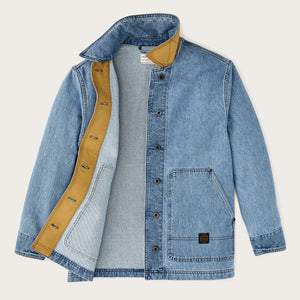 Denim barn jacket für damen von Filson | Stone wash (Blue)