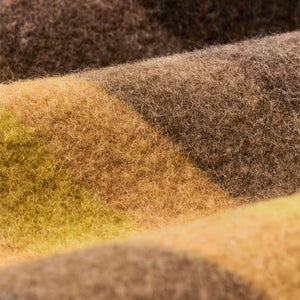 Women’s kodiak shawl collar coat by Filson | Brown / yellow strip (Brown)