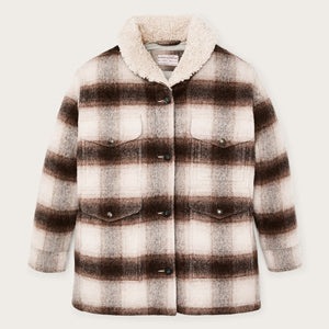 Kodiak shawl collar coat für damen von Filson | Cream / brown shadow (Beige)