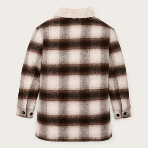 Kodiak shawl collar coat für damen von Filson | Cream / brown shadow (Beige)