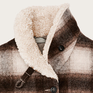 Kodiak shawl collar coat für damen von Filson | Cream / brown shadow (Beige)