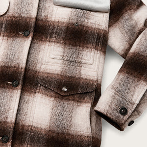 Kodiak shawl collar coat für damen von Filson | Cream / brown shadow (Beige)