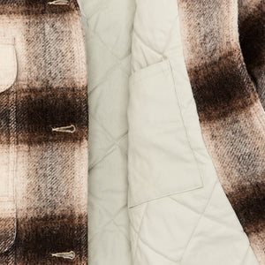 Kodiak shawl collar coat für damen von Filson | Cream / brown shadow (Beige)