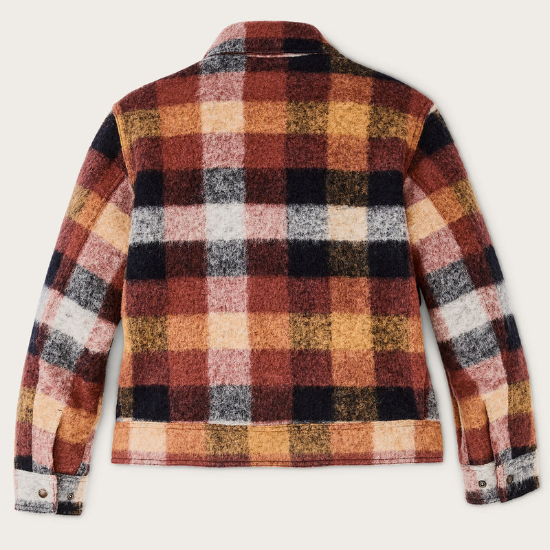 Women’s blanket wool jacket von Filson | Red / orange / black (Multicolor)
