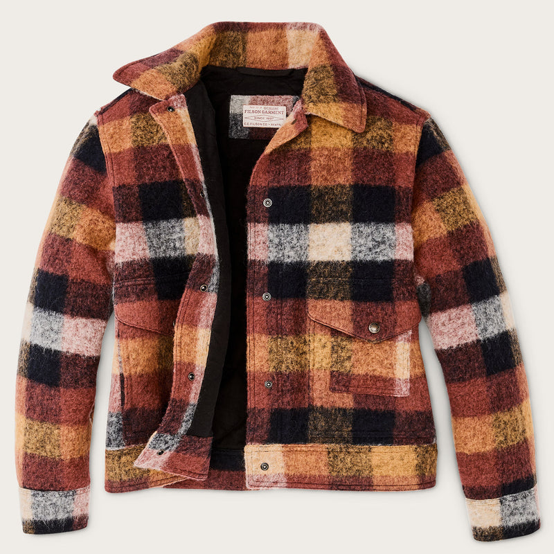 Women’s blanket wool jacket von Filson | Red / orange / black (Multicolor)