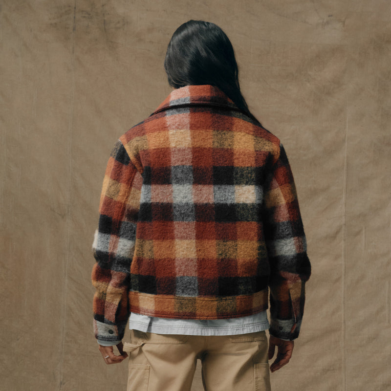 Women’s blanket wool jacket von Filson | Red / orange / black (Multicolor)