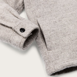 Women's wool overshirt by Filson | Gray / black blanket (Gray)