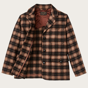 Unconstructed wool blazer für damen von Filson | Bronze brown plaid (Brown)