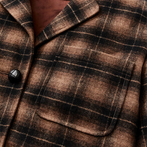 Unconstructed wool blazer für damen von Filson | Bronze brown plaid (Brown)