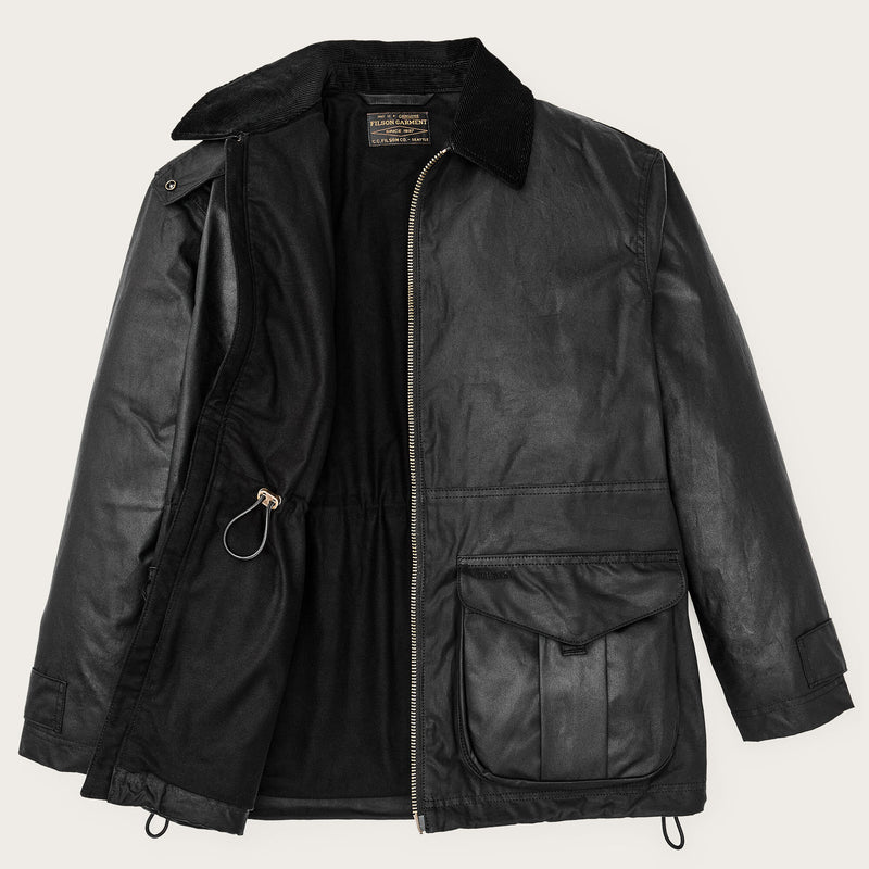 Women’s cover cloth raincoat by Filson | Black (Black)