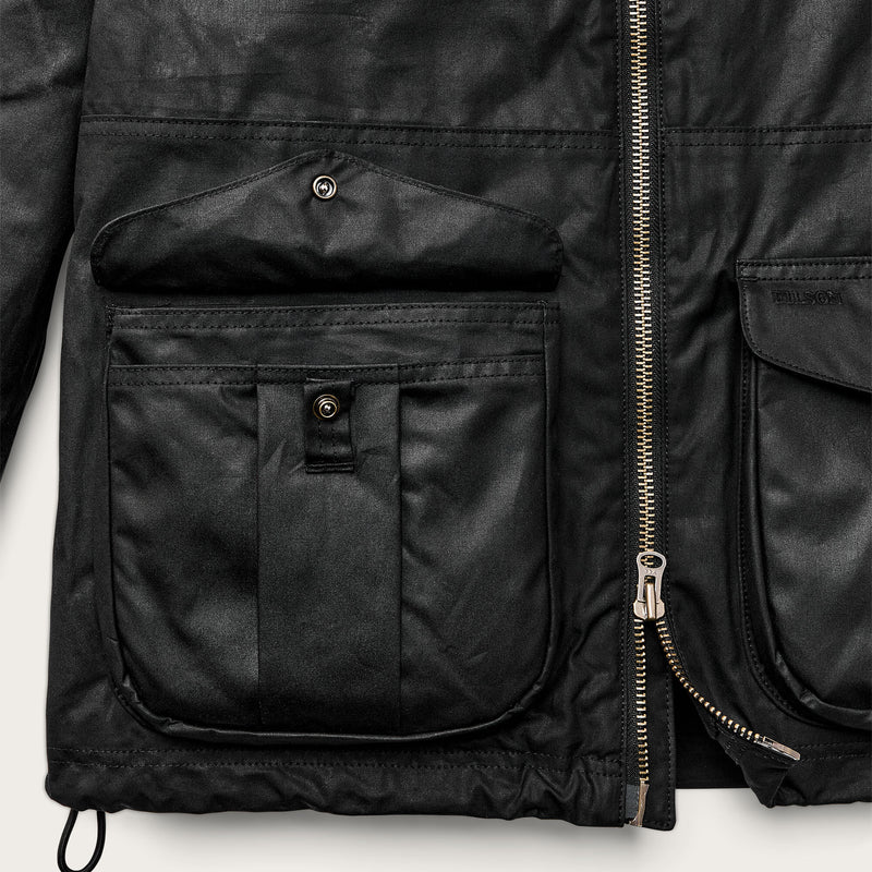 Women’s cover cloth raincoat by Filson | Black (Black)