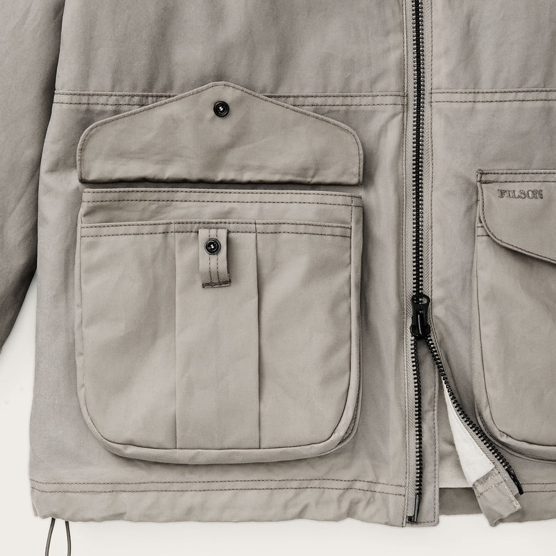 Women’s cover cloth raincoat by Filson | Twine (Gray)