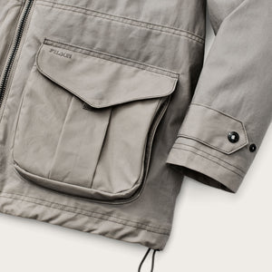 Women’s cover cloth raincoat by Filson | Twine (Gray)