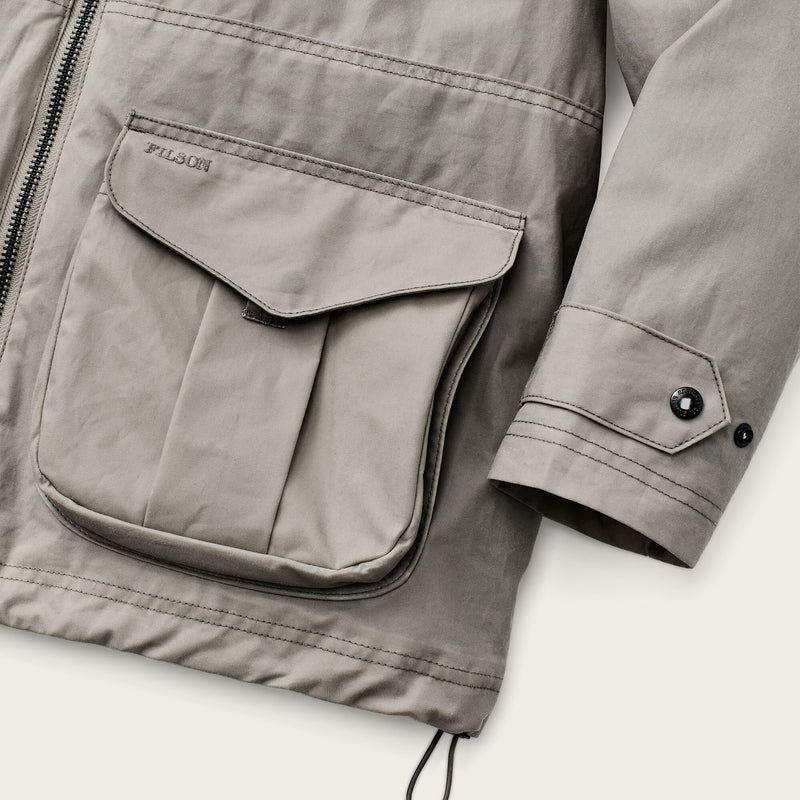 Women’s cover cloth raincoat by Filson | Twine (Gray)