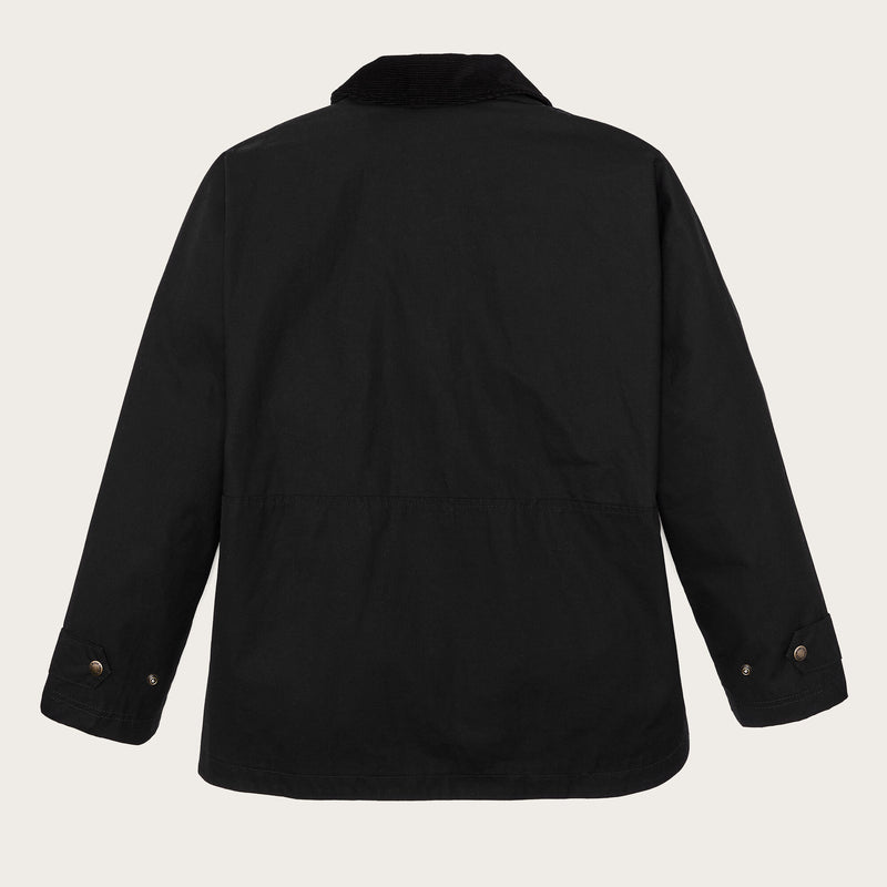 Women’s harbor front waxed jacket by Filson | Black (Black)