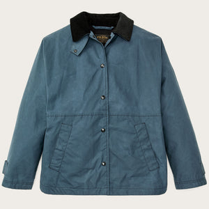 Women’s harbor front waxed jacket von Filson | Navy (Blue)
