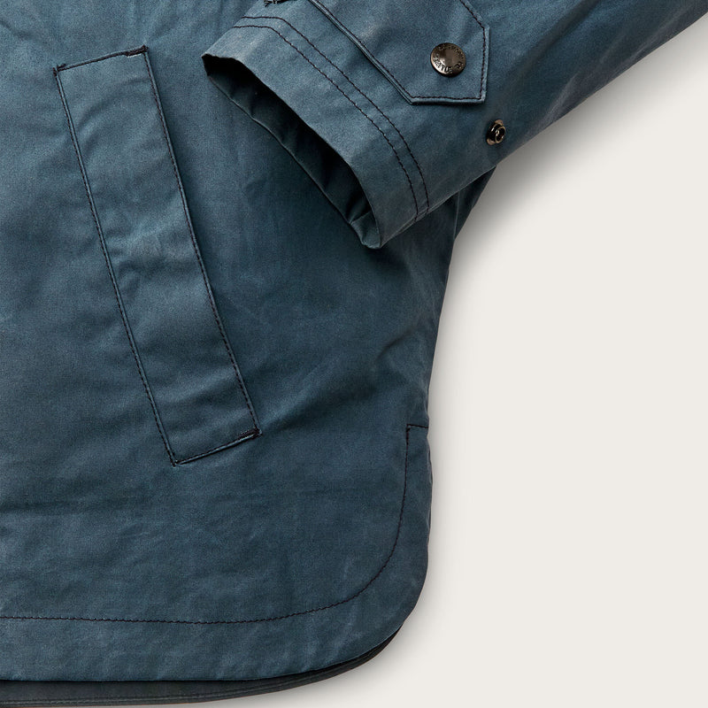 Women’s harbor front waxed jacket von Filson | Navy (Blue)