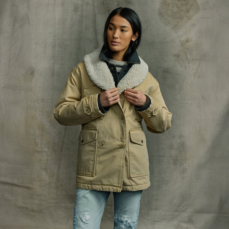 Canvas packer coat für damen von Filson | Natural (Beige)