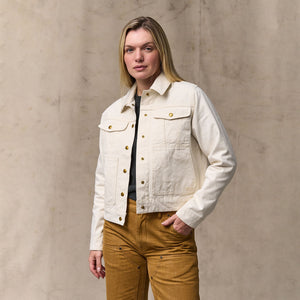Women's canvas short cruiser by Filson | Natural seed (White)